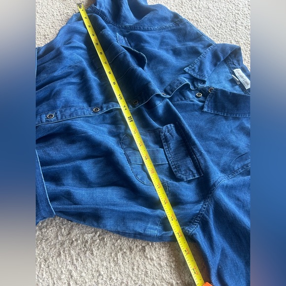 Coldwater Creek Blue Denim maxi denim dress or western duster - Picture 9 of 14